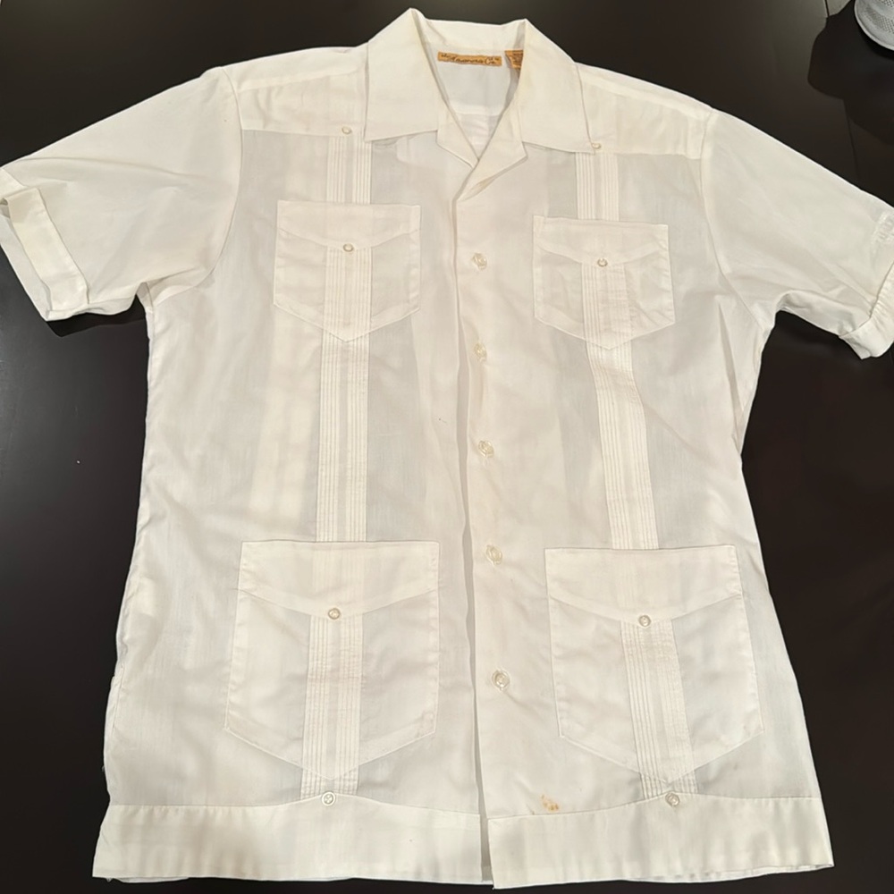 White Havanera shirt